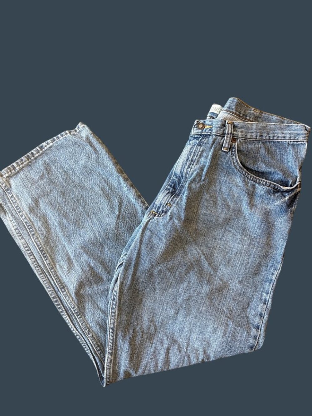 Lee Premium Select Relaxed Straight Leg Jeans Men's 38x30 Medium Wash